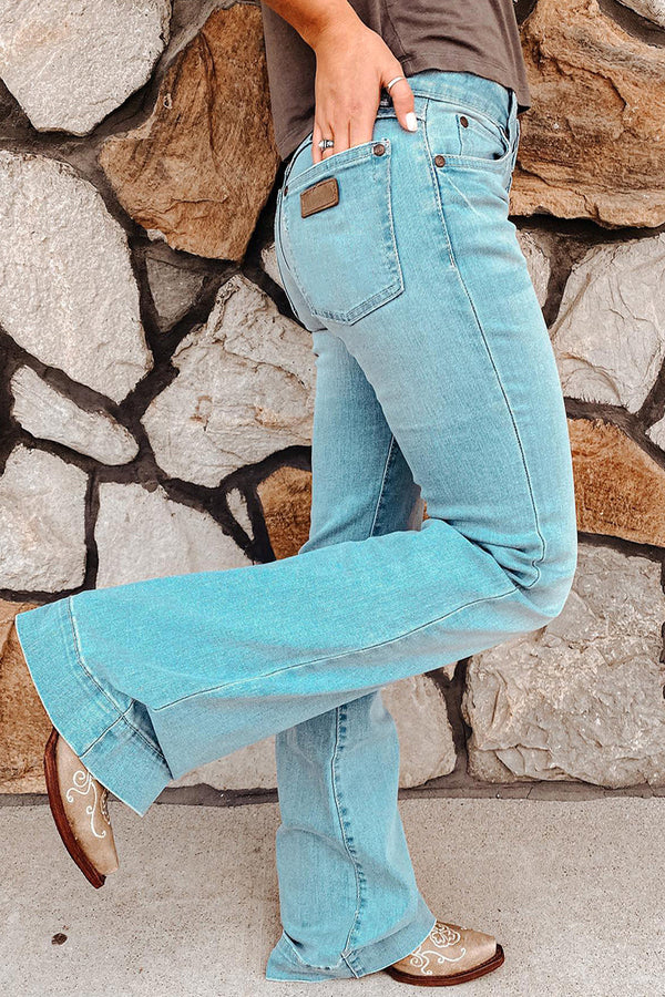 Classic Low Waist Flare Jeans