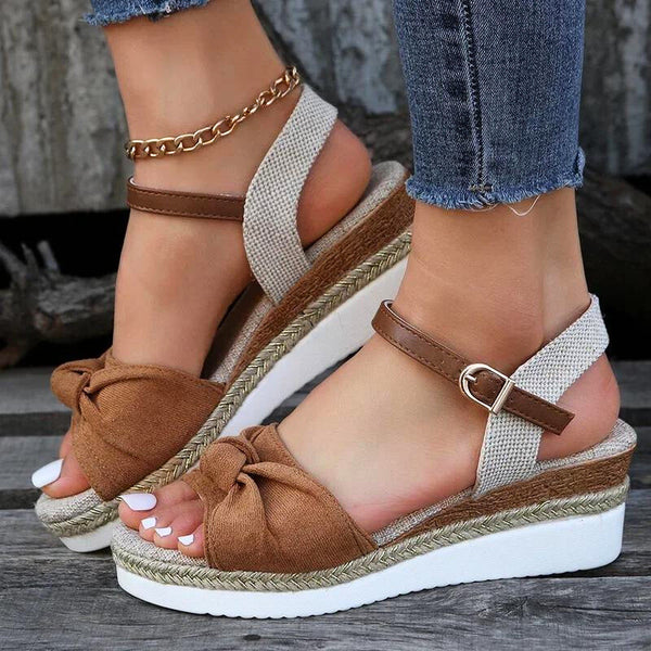 BOHO BLISS KEILSANDALEN