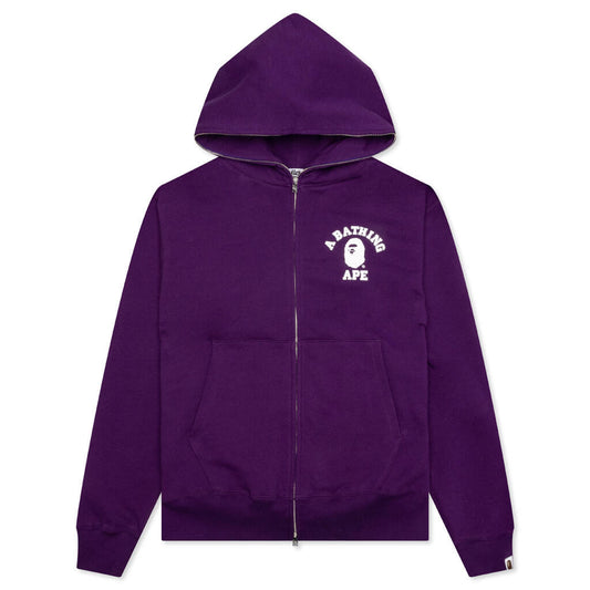 College Relaxed Fit Full Zip Hoodie