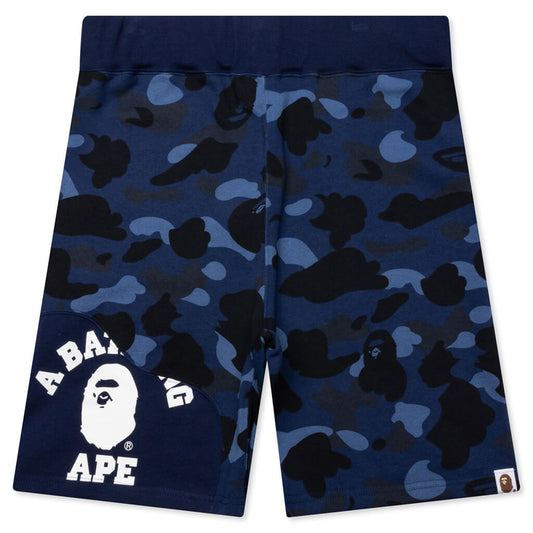 Color Camo Cutting Sweat Shorts