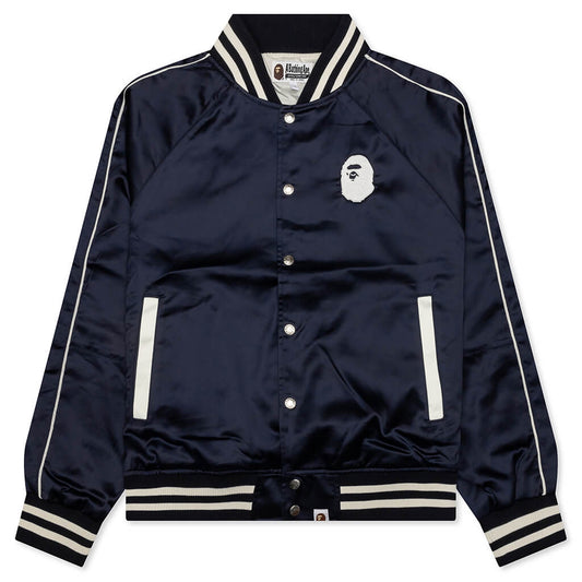 A Bathing Ape Nylon Varsity Jacket