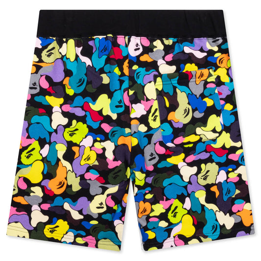 Multi Camo NYC Logo Sweat Shorts