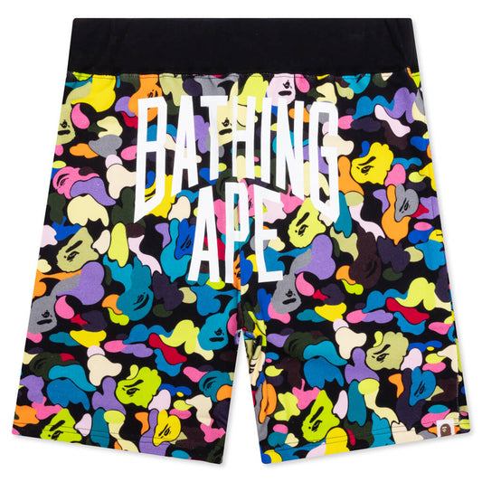Multi Camo NYC Logo Sweat Shorts